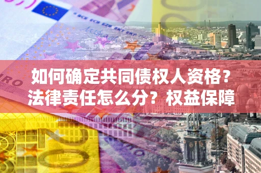 北京如何确定共同债权人资格？法律责任怎么分？权益保障技巧揭秘！