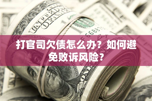 北京打官司欠债怎么办？如何避免败诉风险？