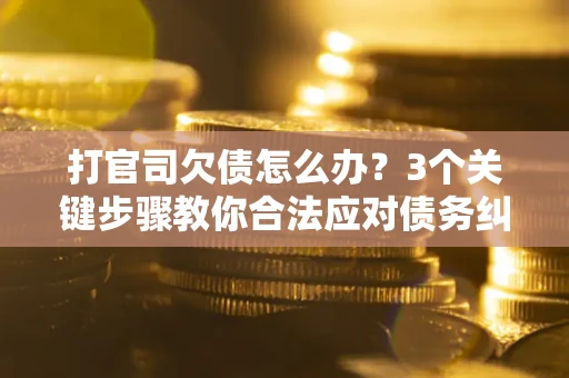 北京打官司欠债怎么办？3个关键步骤教你合法应对债务纠纷