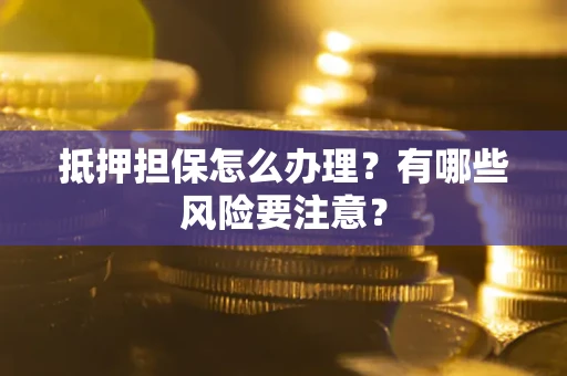 北京抵押担保怎么办理？有哪些风险要注意？