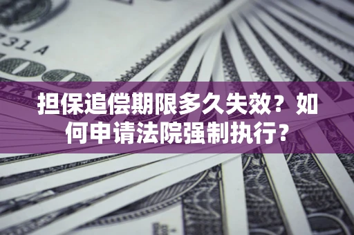 北京担保追偿期限多久失效？如何申请法院强制执行？