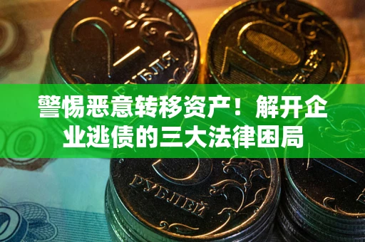 北京警惕恶意转移资产！解开企业逃债的三大法律困局